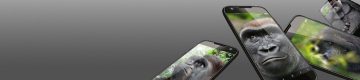 配备大猩猩®玻璃的智能手机